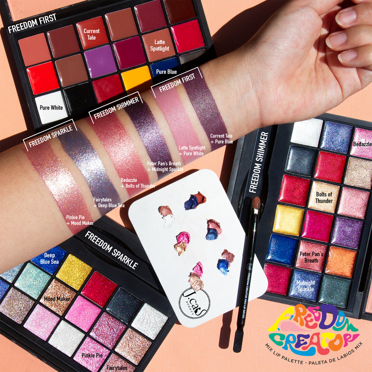 PALETA DE LABIOS FREEDOM CREATOR