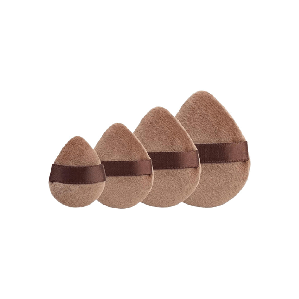 BR58 4 Assorted Brown Puffs