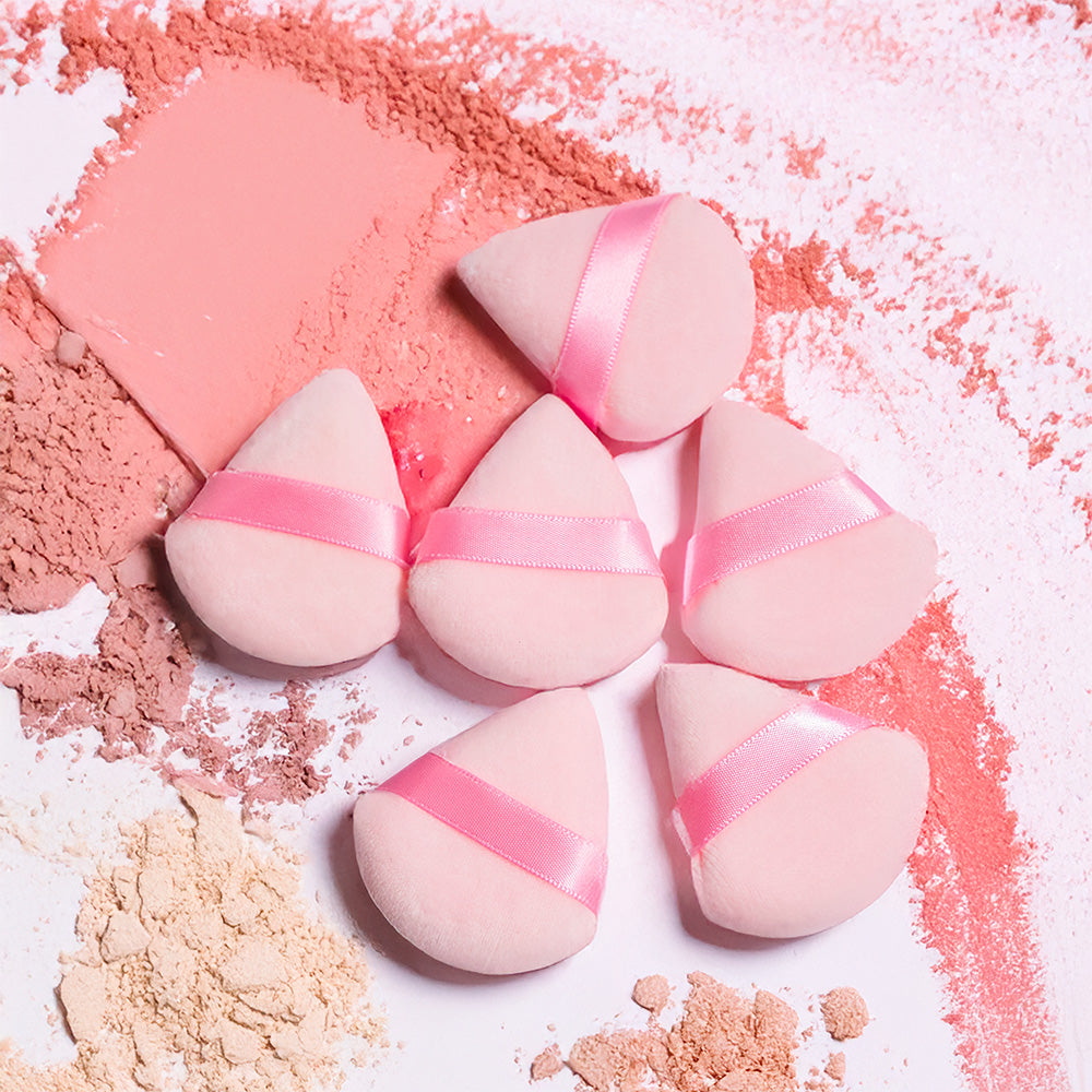 BR59 6 Petite Pink Puffs