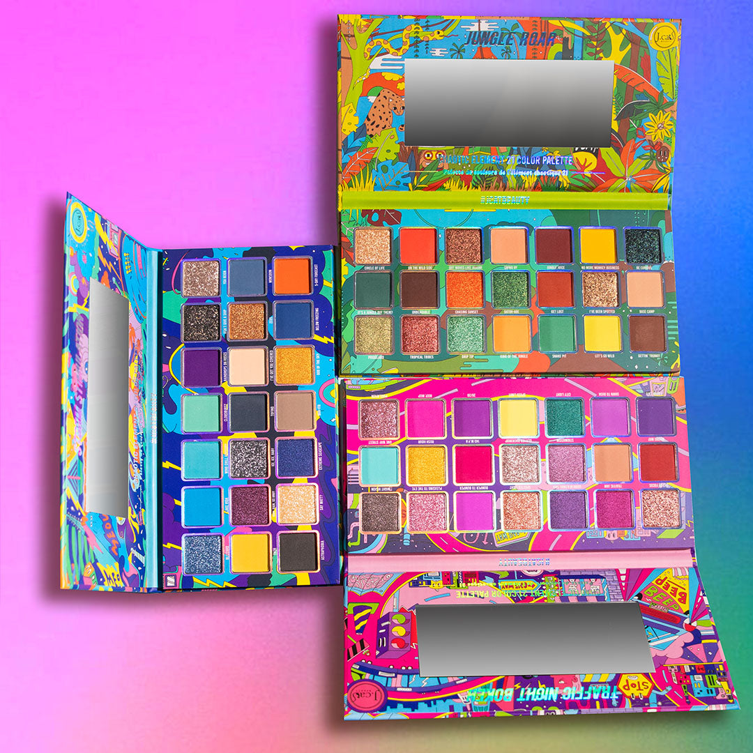 Paleta de 21 colores del elemento caótico