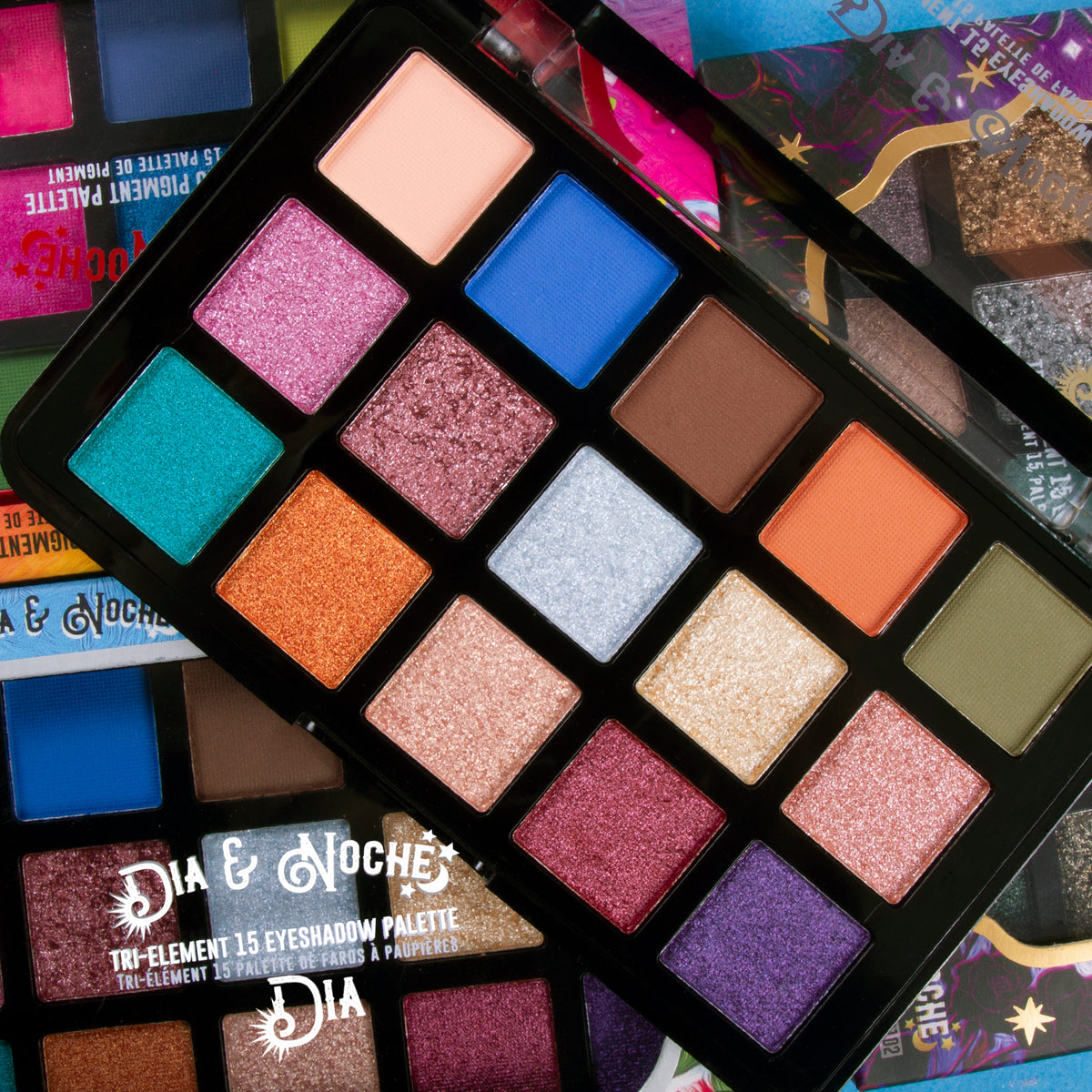 Dia & Noche Tri-Element 15 Pigment Palette