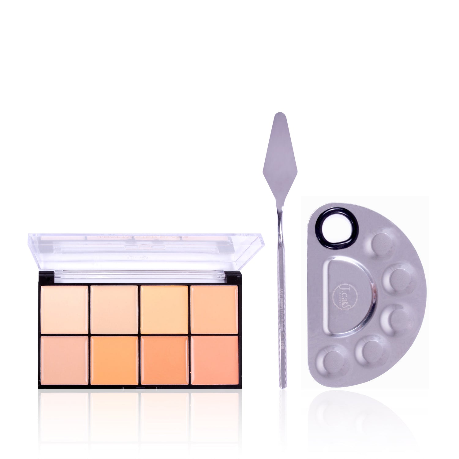 J.CAT MASTER CLASS FACE/FX PALETA DE COLORES Y KIT DE HERRAMIENTAS DE MAQUILLAJE PROFESIONAL
