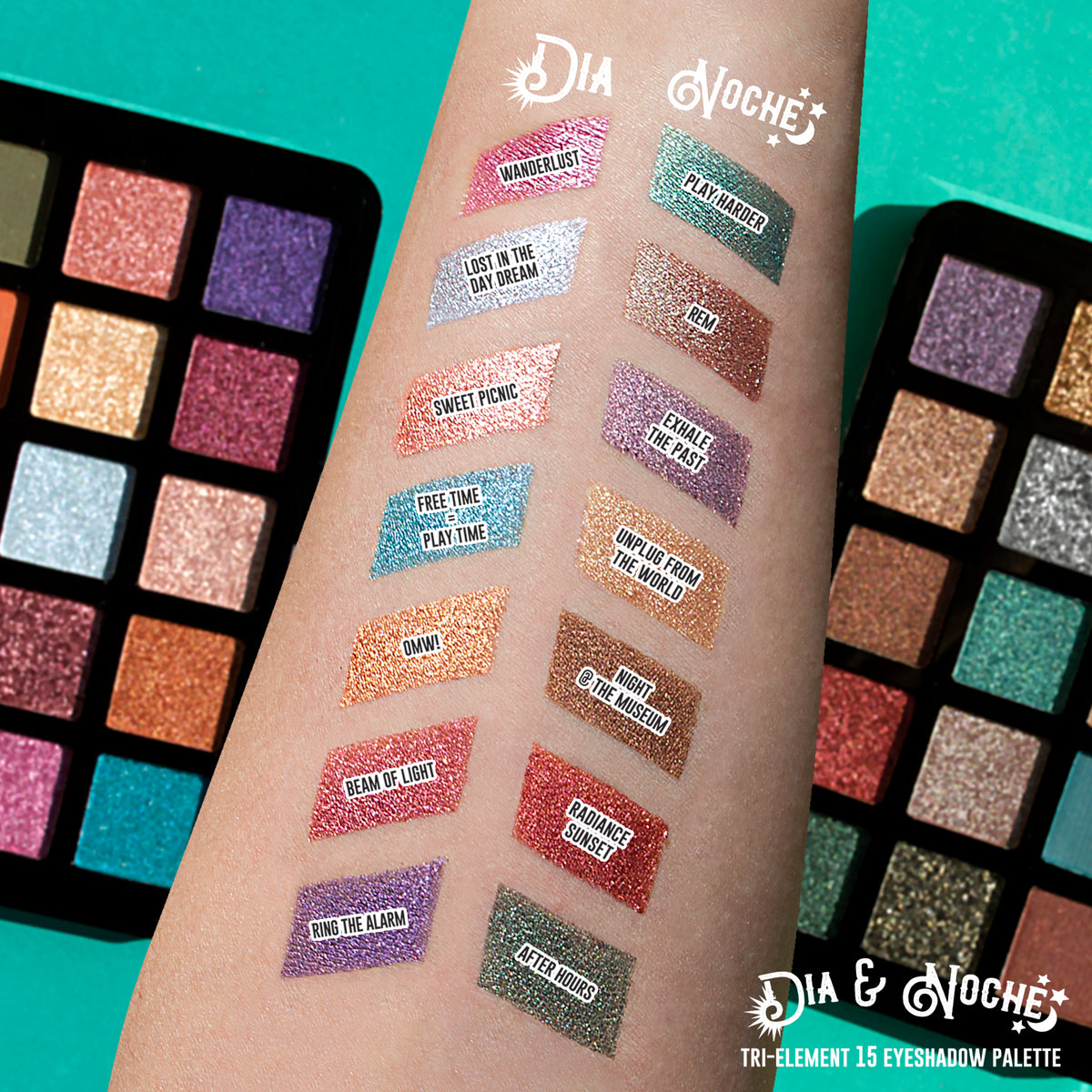 Dia & Noche Tri-Element 15 Pigment Palette
