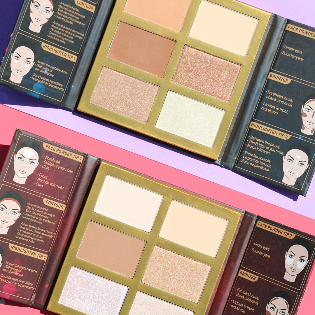 Symphony Face Obsession Highlight, Contour & Bronzer Palette