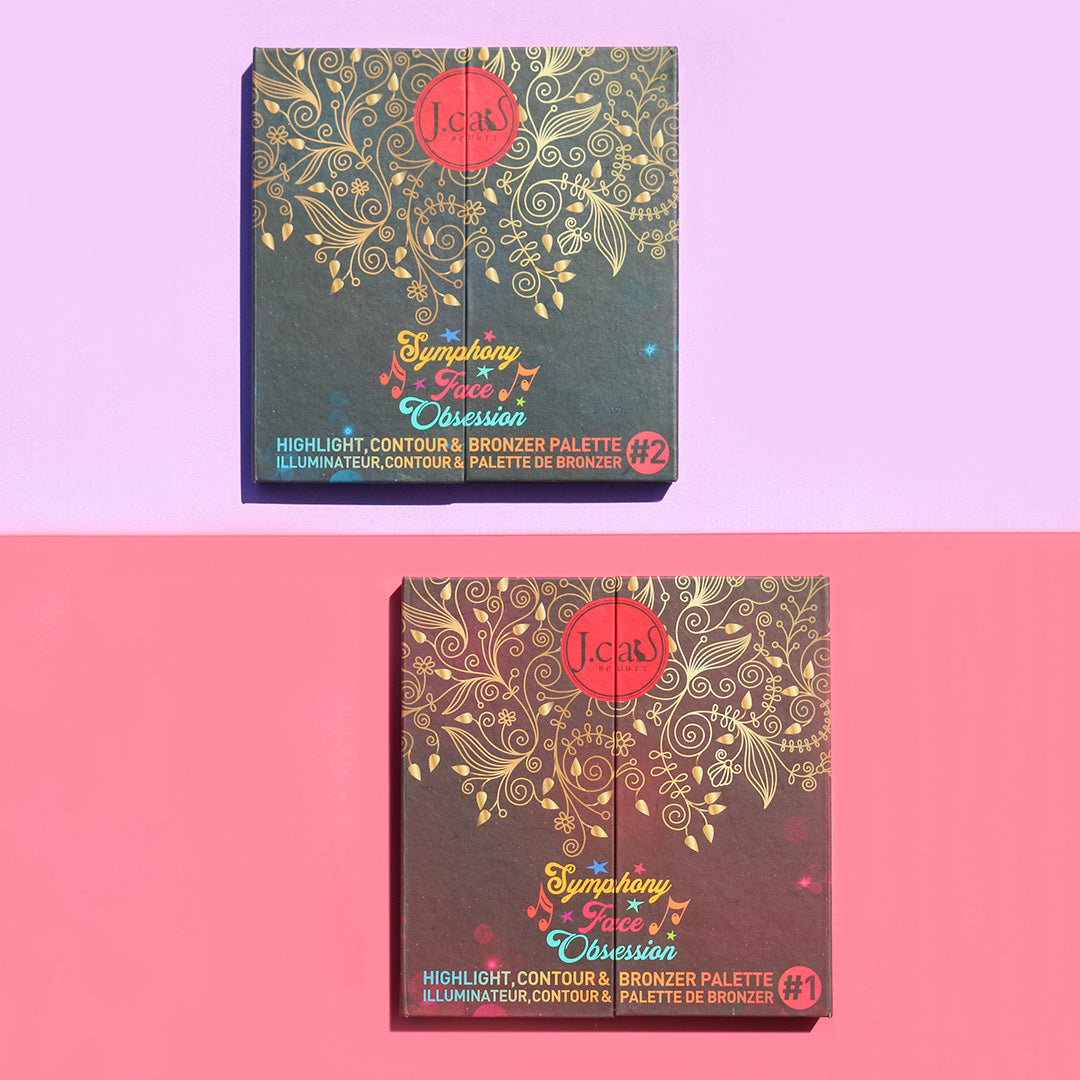 Symphony Face Obsession Highlight, Contour & Bronzer Palette