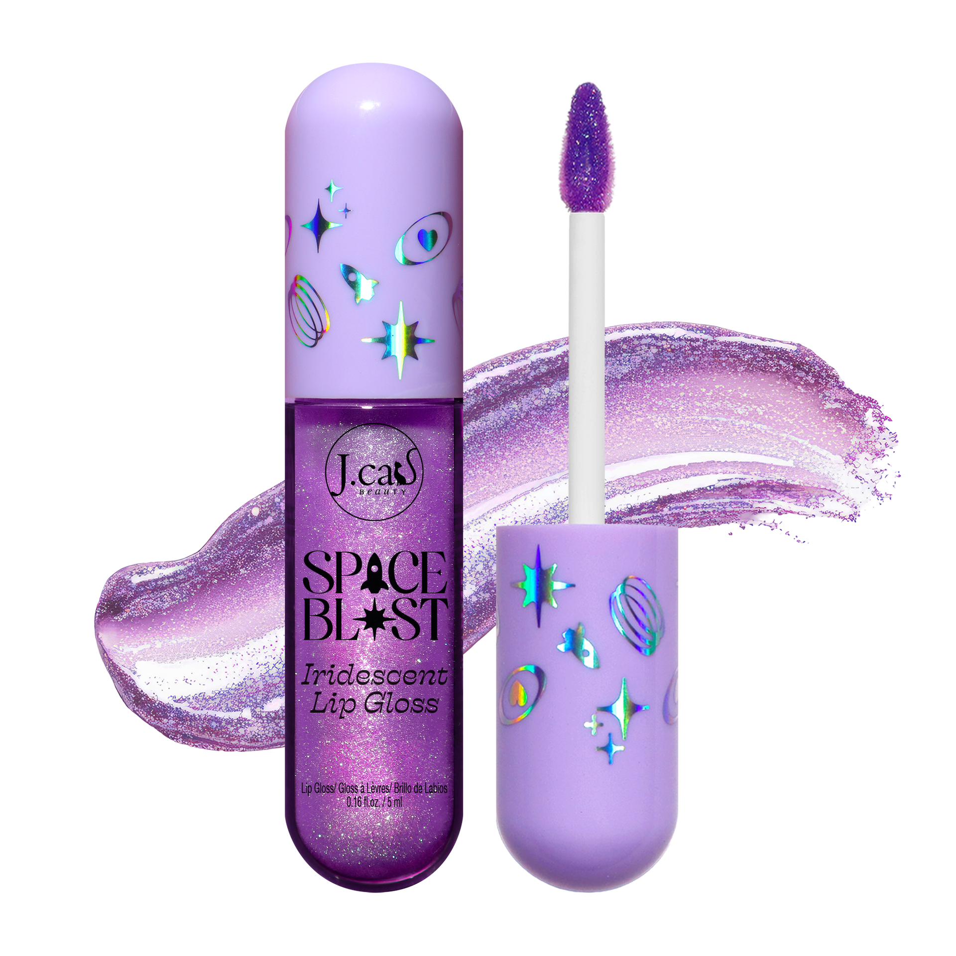 Space Blast Iridescent Lip Gloss - SIL106 Nova Flash Space Blast Iridescent Lip Gloss - SIL106 Nova Flash