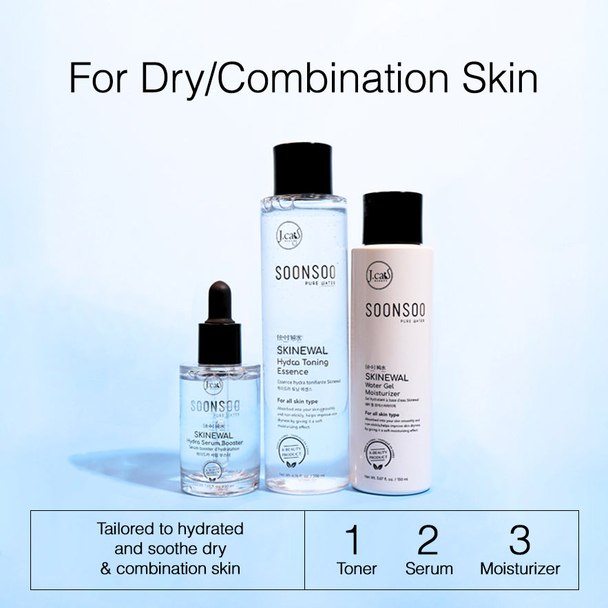 SKINEWAL Dry/Combination Skin Set