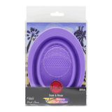 BR54_PRO Limpiador de brochas de maquillaje de silicona Soak &amp; Rinse