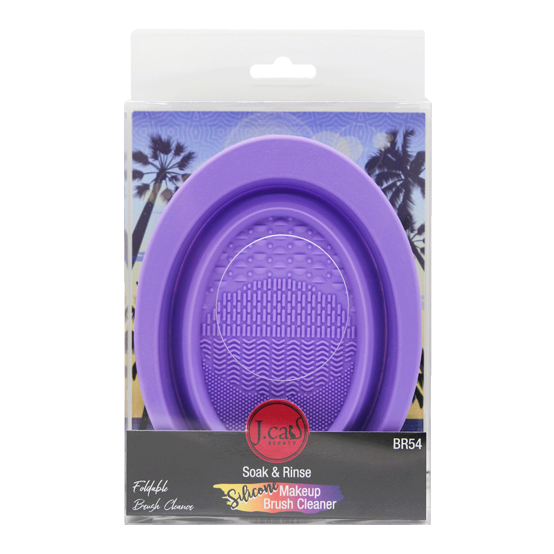 BR54_PRO Limpiador de brochas de maquillaje de silicona Soak &amp; Rinse