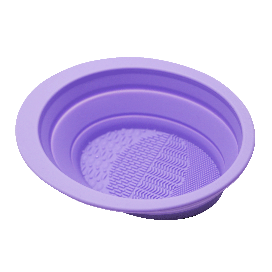 BR54_PRO Limpiador de brochas de maquillaje de silicona Soak & Rinse