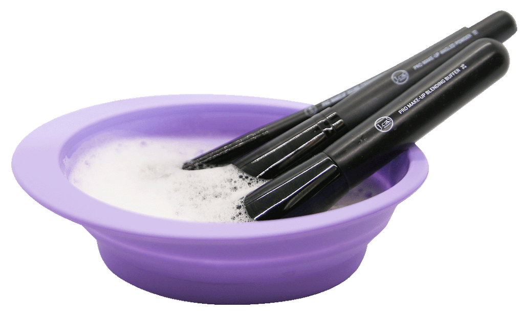 BR54_PRO Limpiador de brochas de maquillaje de silicona Soak &amp; Rinse