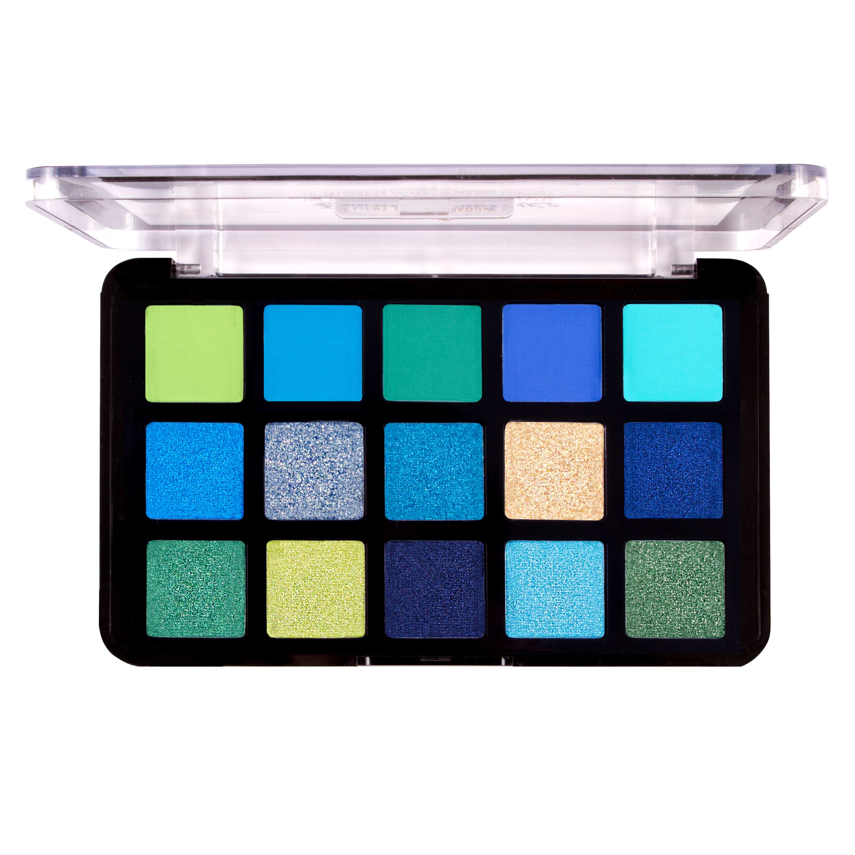 eyeshadow palette with 15 shades