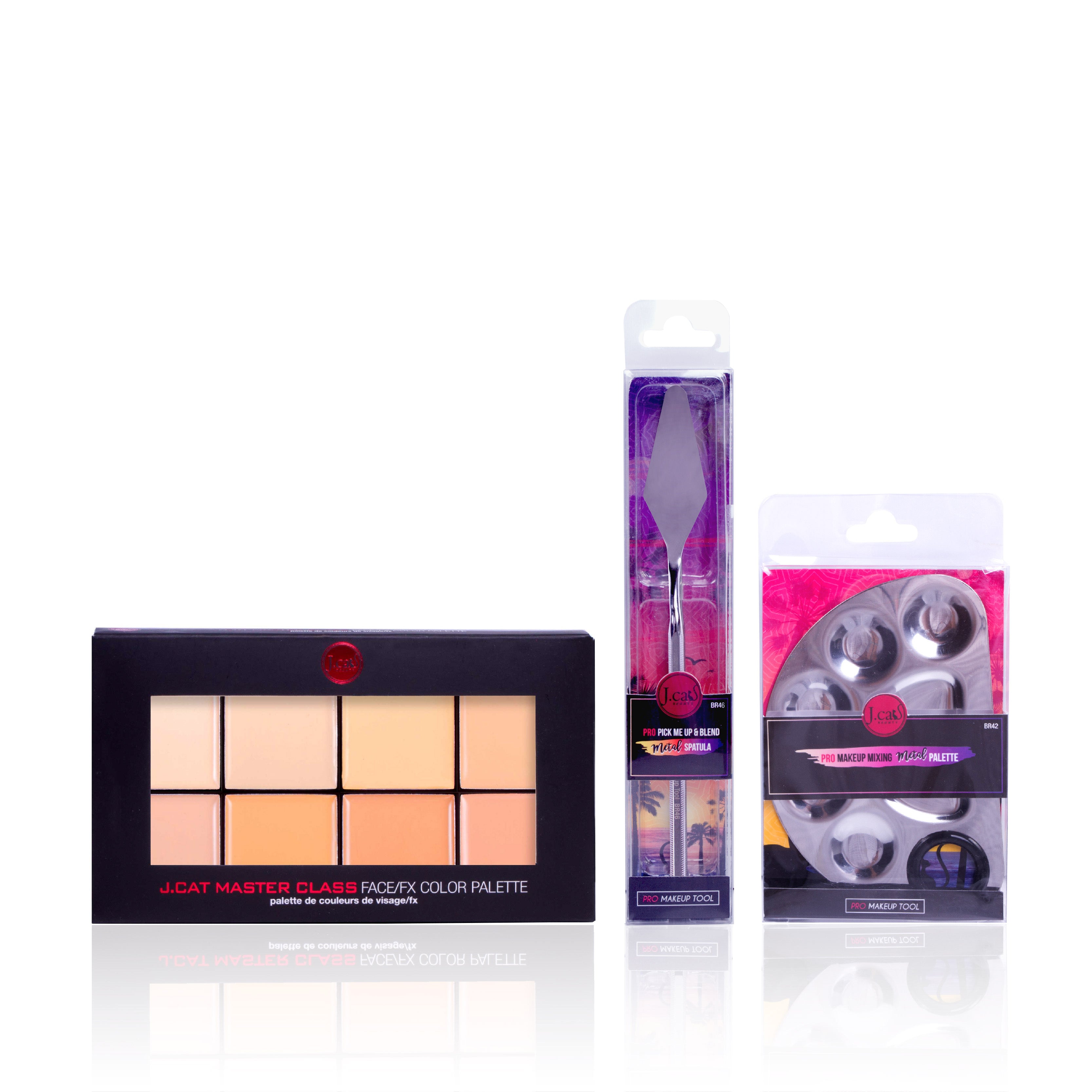 J.Cat Master Class Face/FX Color Palette & Pro Makeup Tool Kit