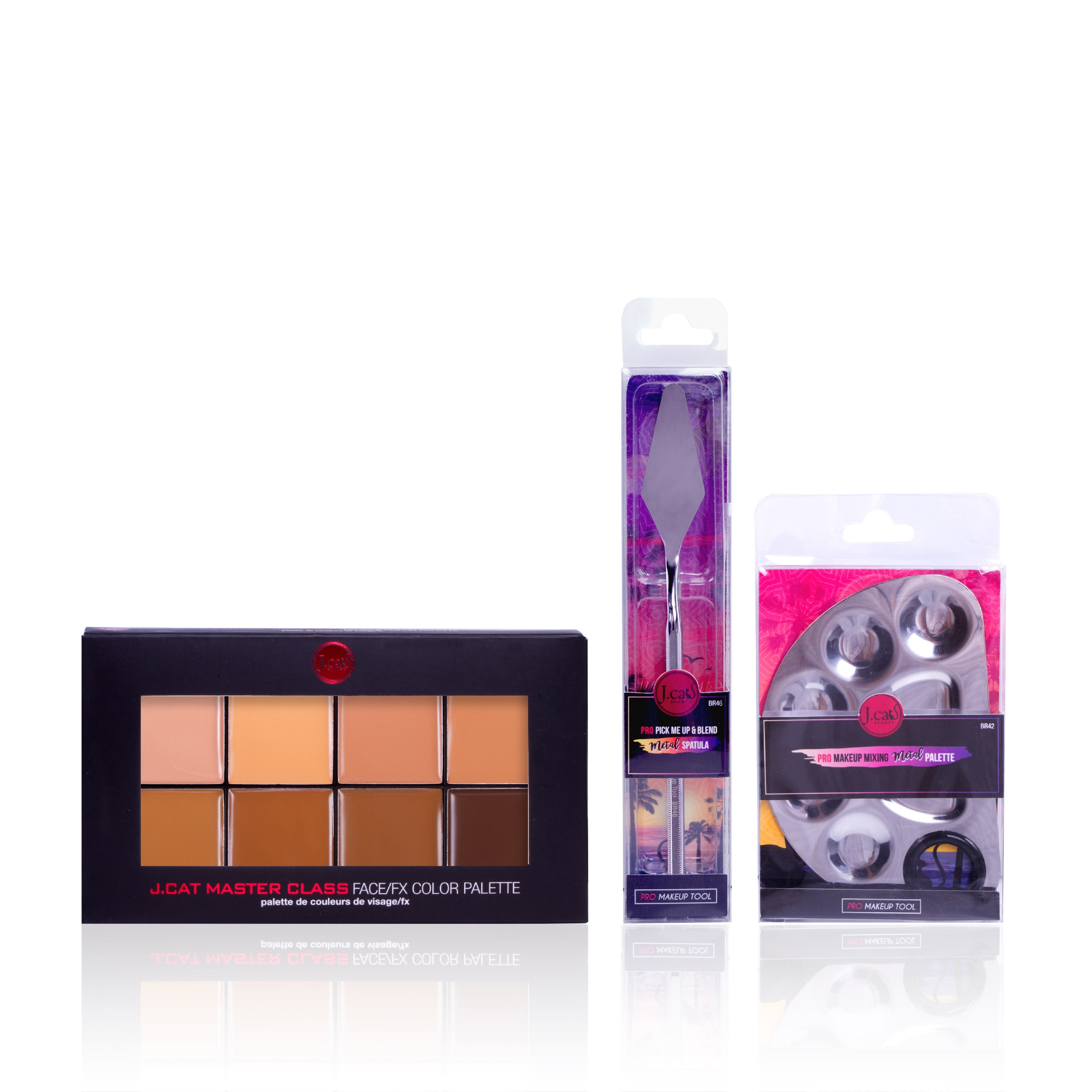 J.Cat Master Class Face/FX Color Palette & Pro Makeup Tool Kit
