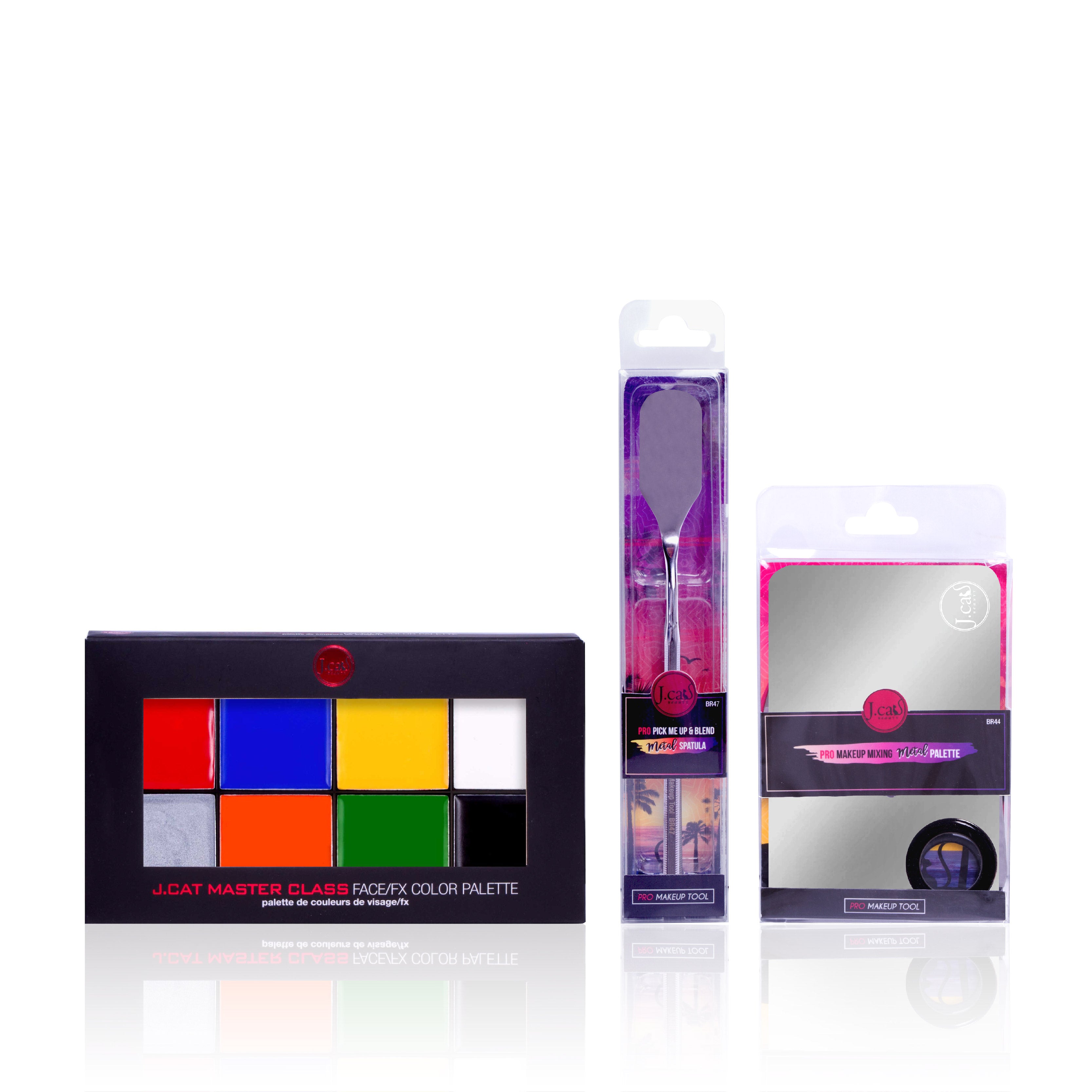 J.Cat Master Class Face/FX Color Palette & Pro Makeup Tool Kit