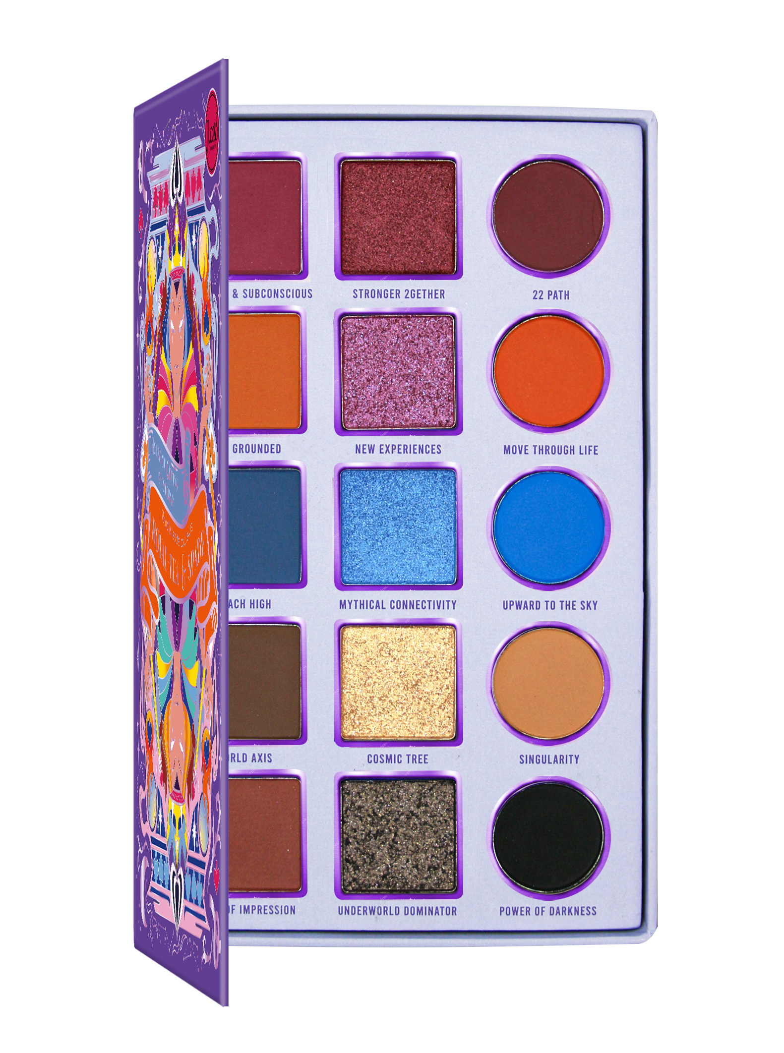  Eyeshadow palette with 15 shades