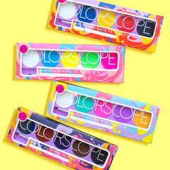Get bold and creative by using J.Cat Beauty Colorscope Water Activate FX Palette. Each palette contains 5 fun, smudge-proof shades and also includes a fine tip liner brush. 