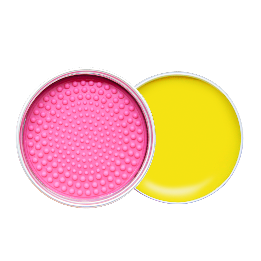 Jabón para brochas de maquillaje Lemon-Aid con almohadilla de limpieza de silicona
