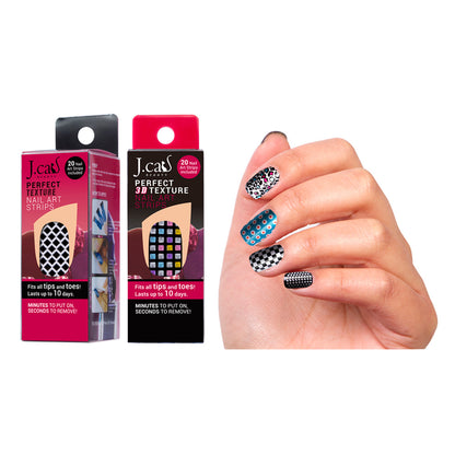 Perfect Textuer/3D Nail Art Strips