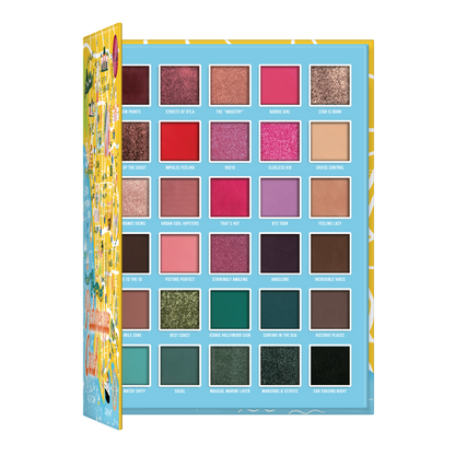  richly pigmented 30 pigment makeup palettes.