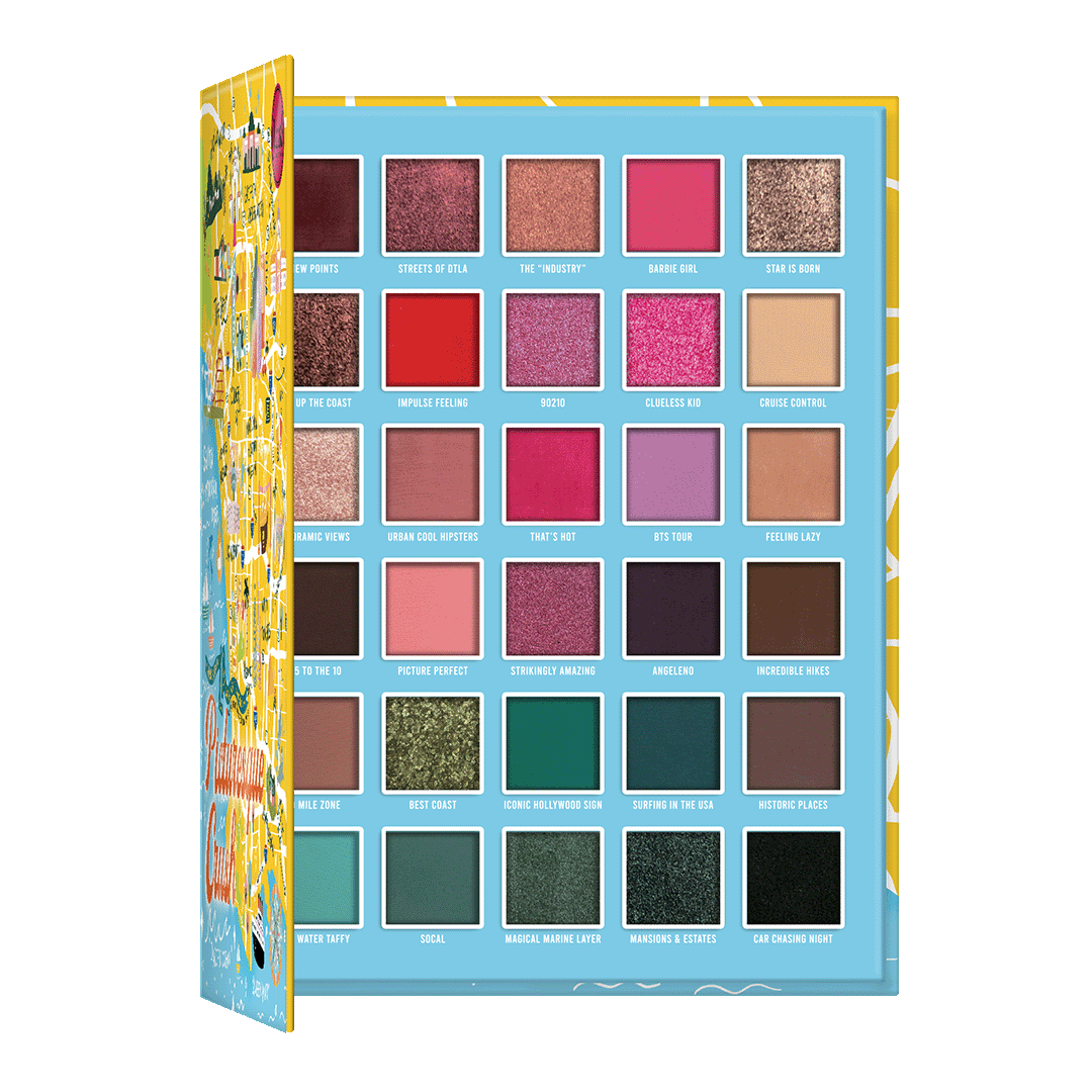  richly pigmented 30 pigment makeup palettes.