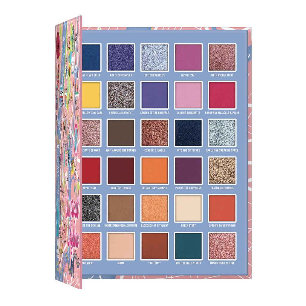  richly pigmented 30 pigment makeup palettes.