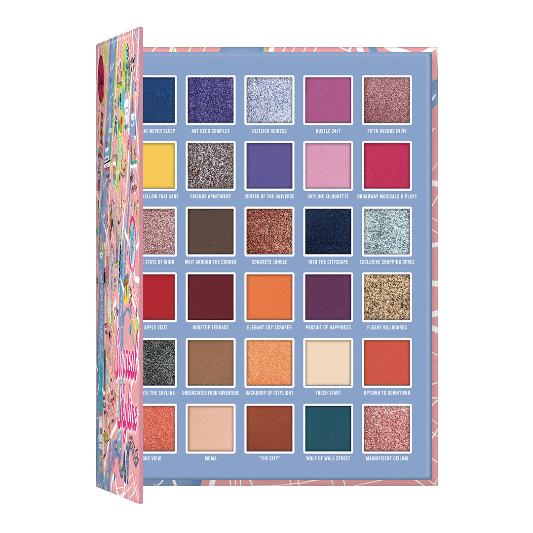  richly pigmented 30 pigment makeup palettes.