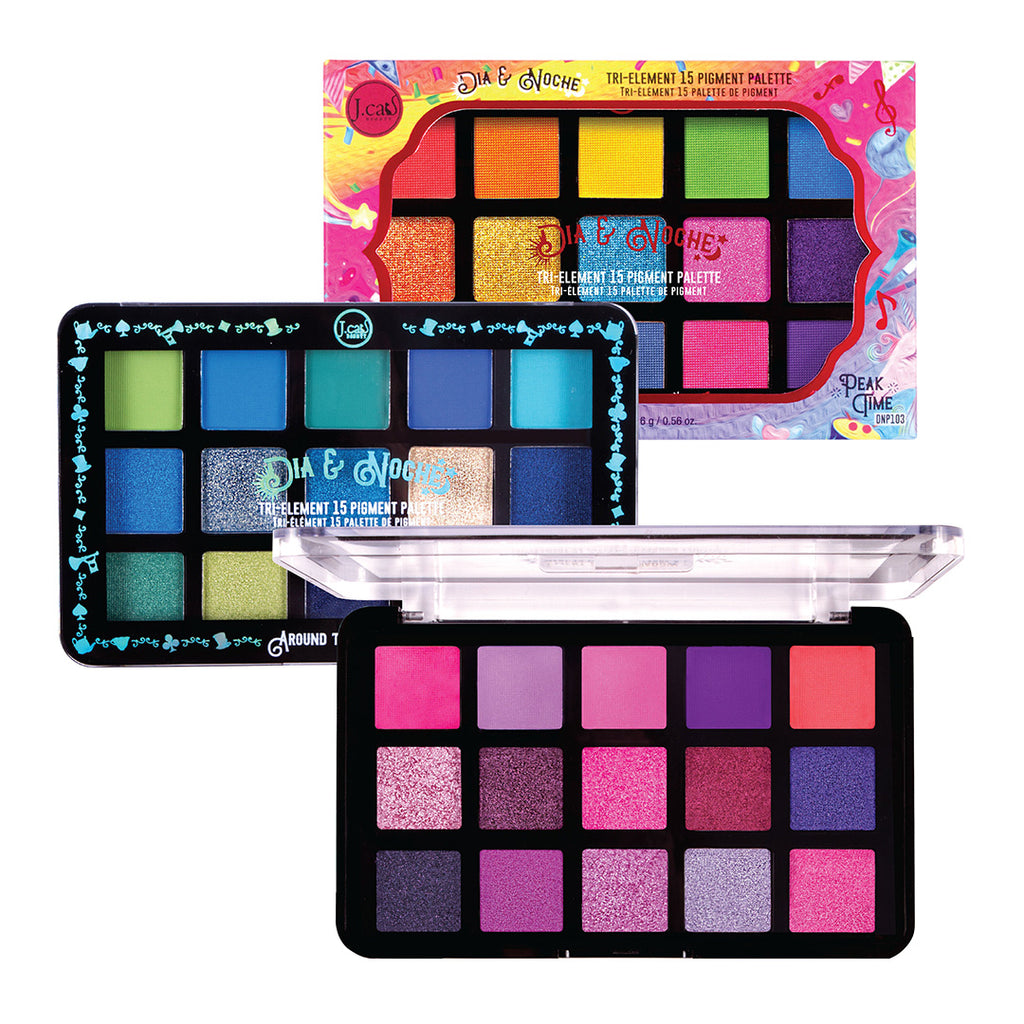 eyeshadow palette with 15 shades